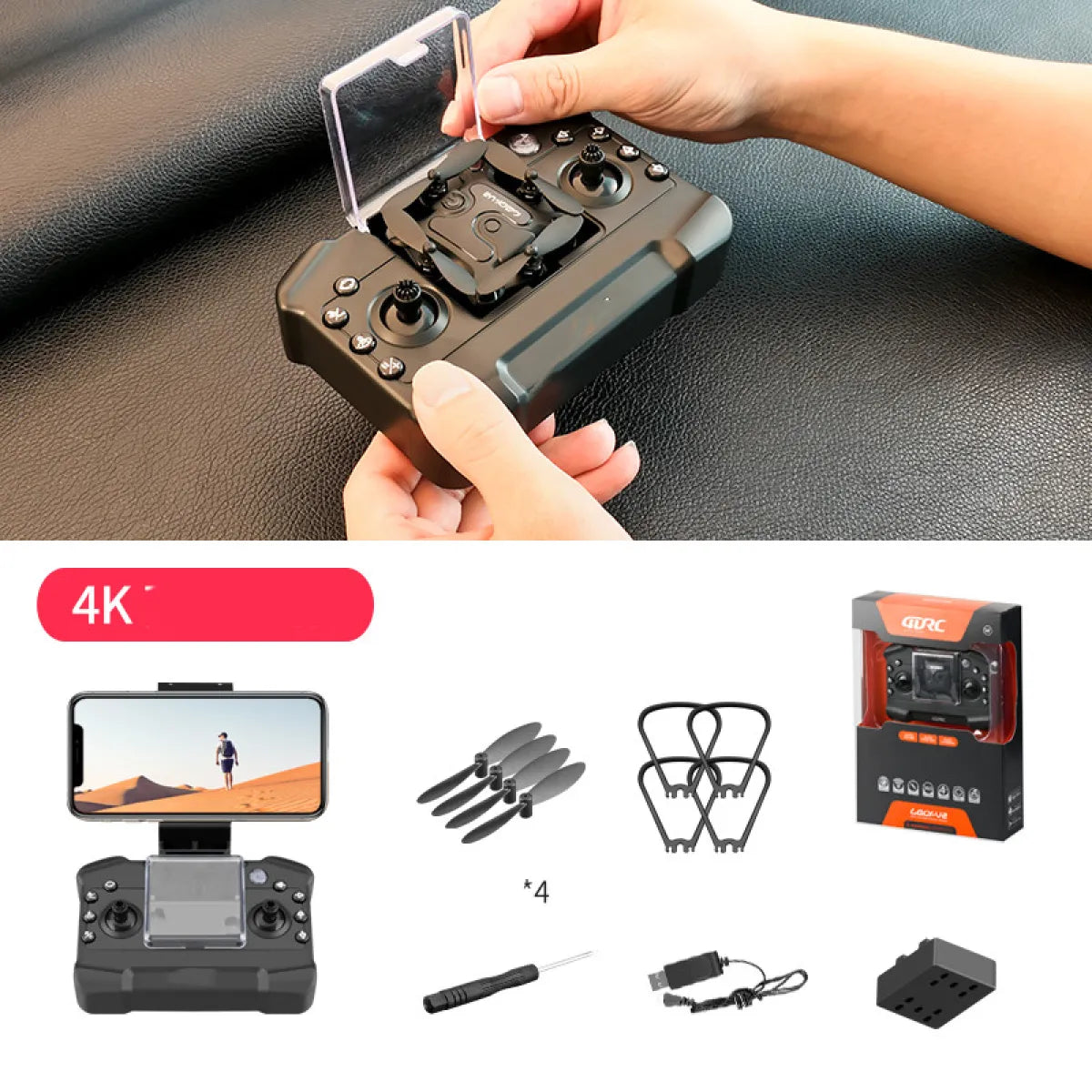SkyView 4K Creator Drone – GPS, Obstacle Avoidance & HD Camera