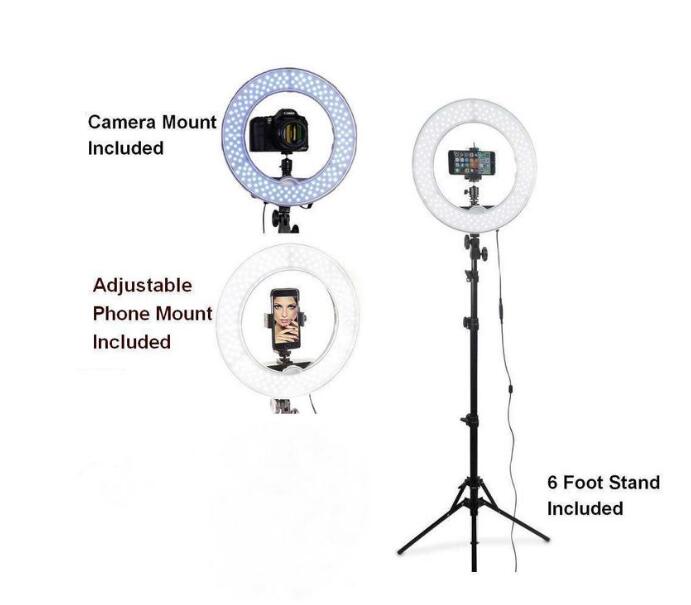 GlowRing Studio Ring Light with Tripod – for Video Calls, Streams & Content