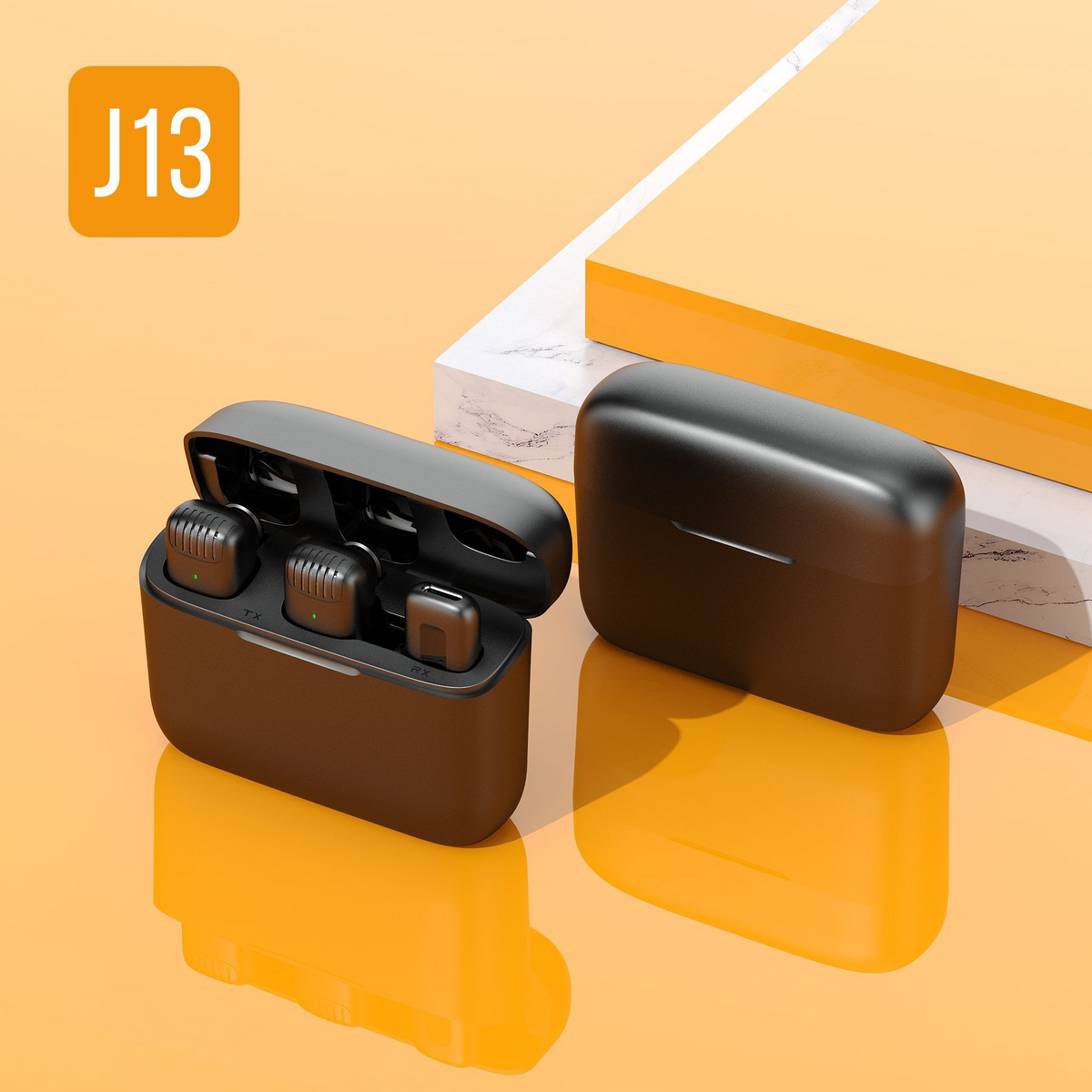 ClipCast Pro Wireless Lavalier Mic – Charging Case for Creators & Calls