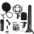ClearCast USB Condenser Mic – Plug & Play for Podcasts, Gaming & Zoom